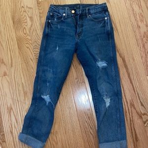 GAP - slim straight distressed jeans, 26R